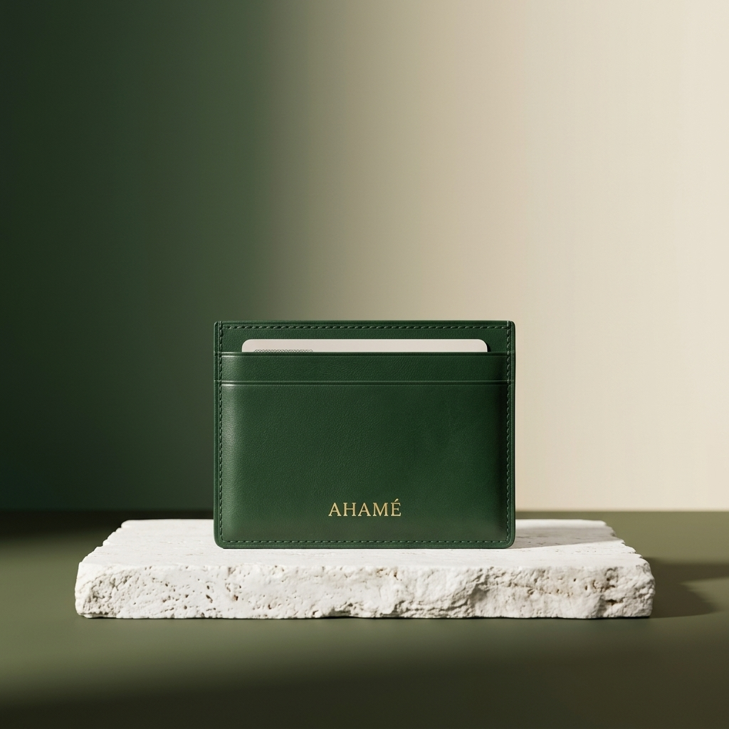 AHAMÉ Royale Card Holder – Forest Green